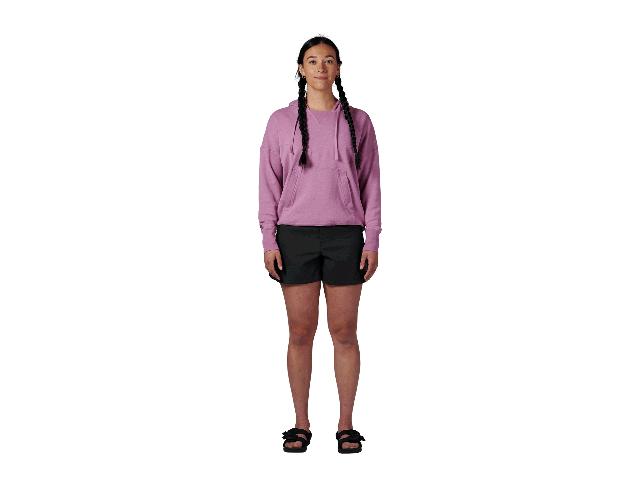Kinisi Women's Hemp Shorts - Breathable & Comfortable Summer Casual Shorts for Yoga, Beach, and Outdoor Activities