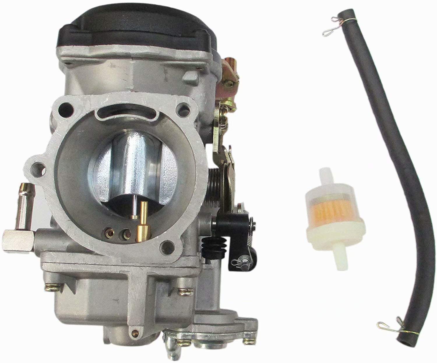High Performance 40mm CV Carburetor for Harley-Davidson Models 27421-99C, 27490-04, 27465-04 - Compatible with Touring, Dyna & Softail - Smooth Throttle Response & Improved Fuel Efficiency
