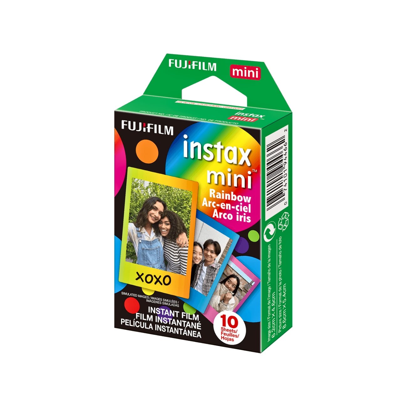 Fujifilm INSTAX Mini Instant Film for INSTAX Mini Cameras - 10 Sheets Pack | Perfect for Parties, Travel & DIY Photo Albums