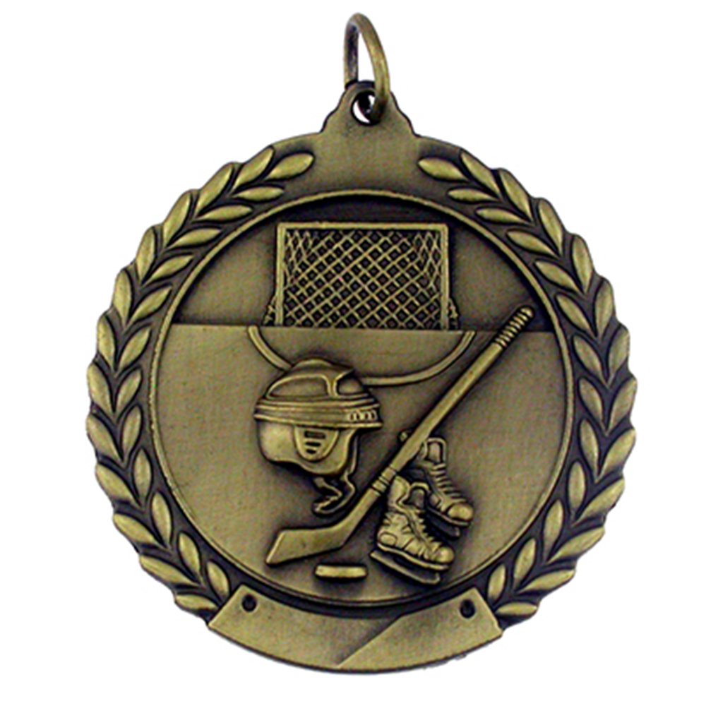Custom Hockey Medals for Awards - Bulk & Single Options - Perfect for Tournaments, Championships & Team Recognition