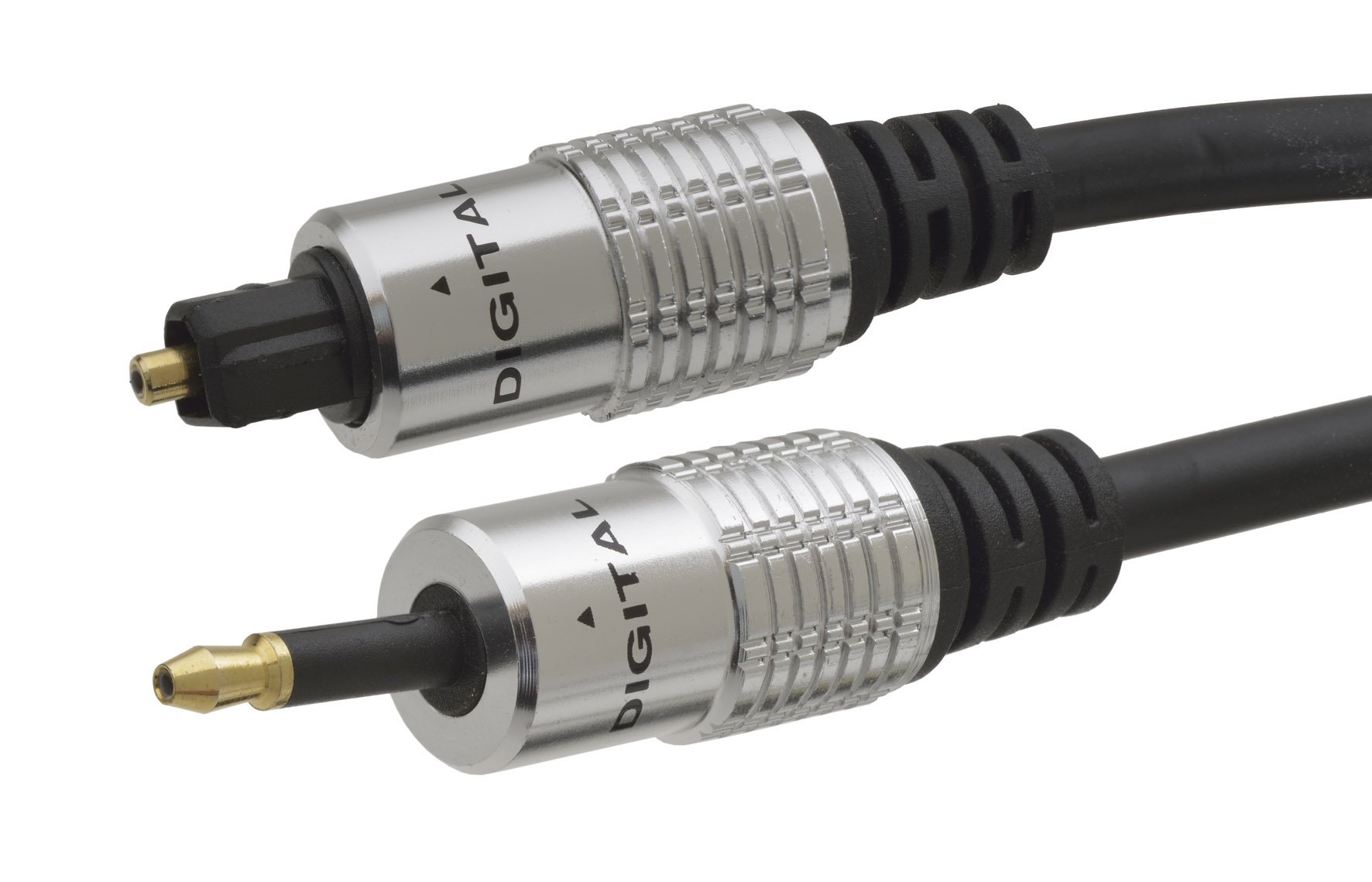 Aricona Mini Toslink to Mini Toslink Digital Optical Audio Cable 9.8ft (3m) - High-Speed Fiber Optic Cable for Laptops, Soundbars, PS5 & Home Theater Systems