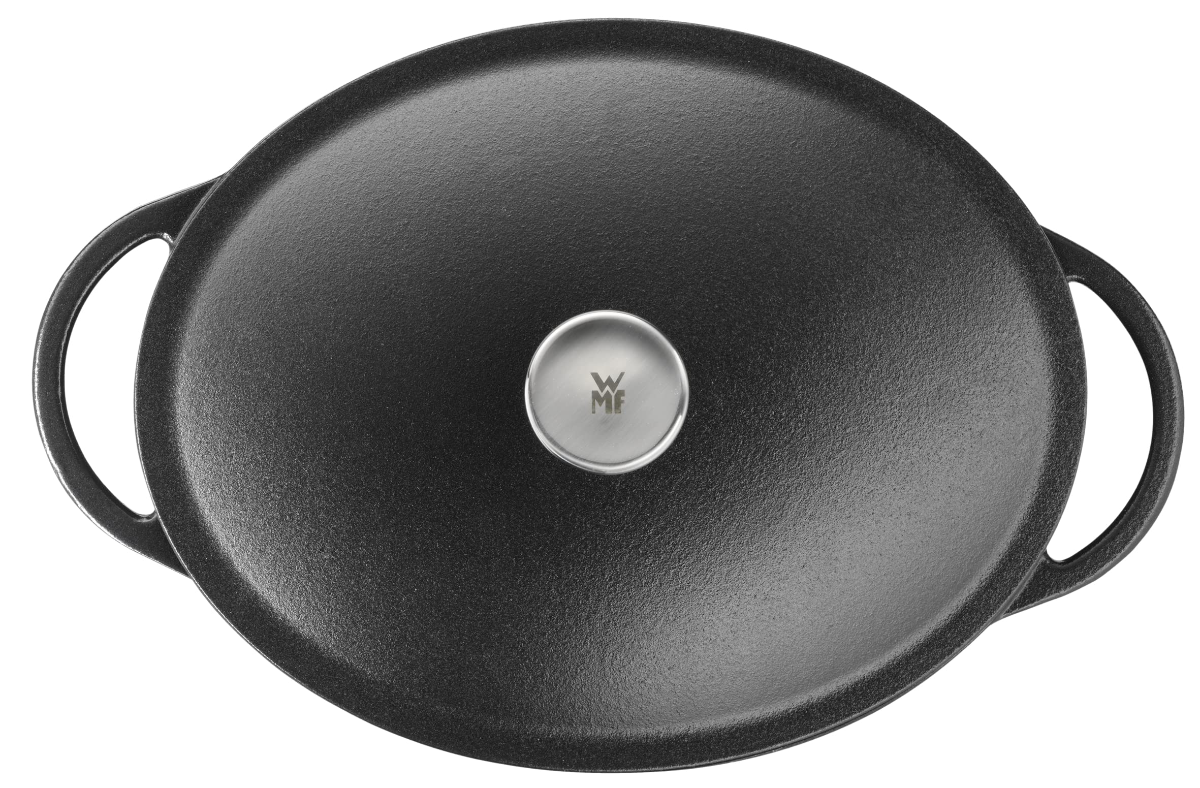 Premium WMF Roasting Pan - Heavy Duty Cast Iron & Stainless Steel Cookware (38.5 x 28 x 13.3 cm) - Perfect for Oven Roasting Turkey, Chicken, Beef & Holiday Meals