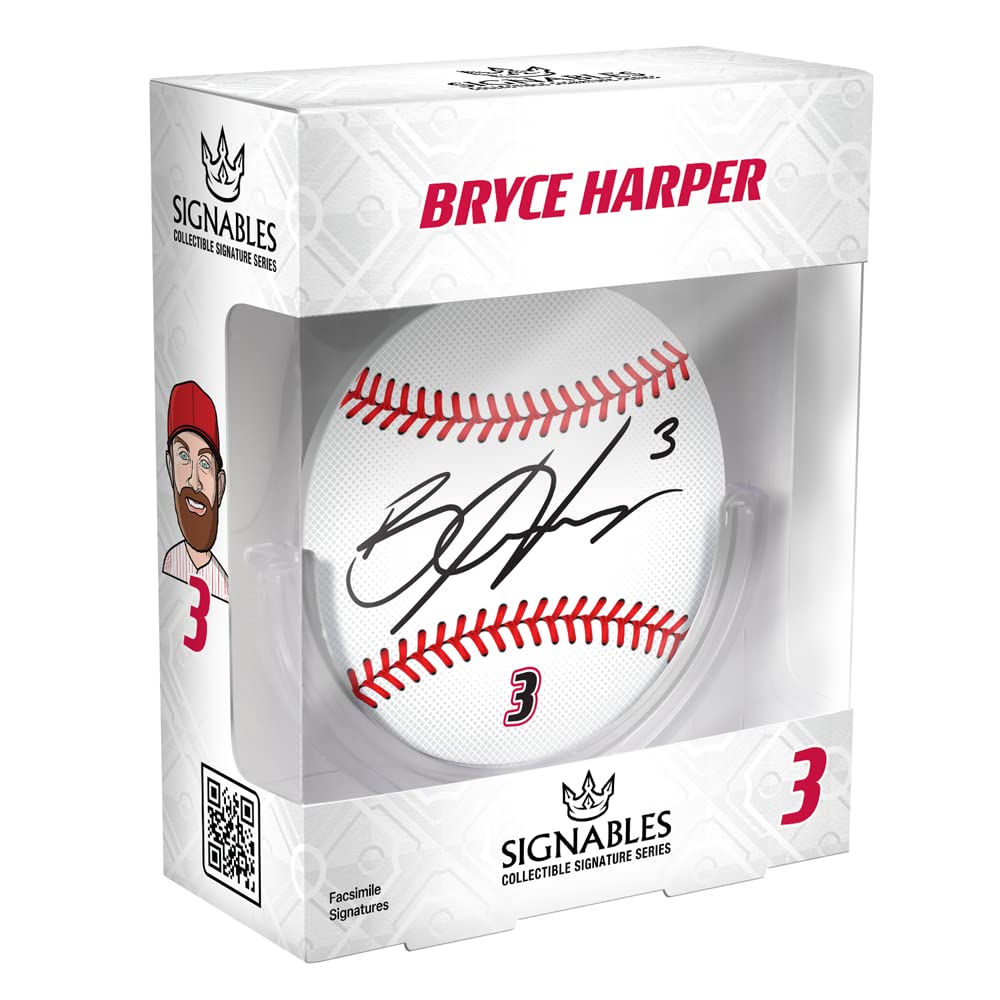 Signables 4-Inch Baseball Collectible - Perfect Baseball Team Gifts for Fans & Players - Great for Display Cases, Sports Memorabilia Collections & Fan Cave Decor