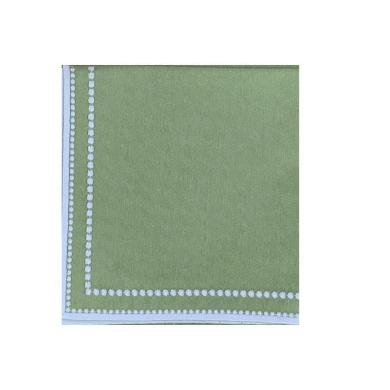 Charlotte Sage Green Cloth Napkins - Set of 4 Premium Linen Dinner Napkins for Formal Dining, Wedding Reception & Eco-Friendly Home Decor