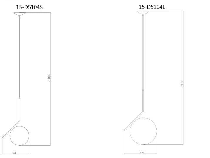 Flos Gold Pendant Light - Modern Hanging Chandelier for Dining Room, Kitchen Island & Bedroom Lighting Decor