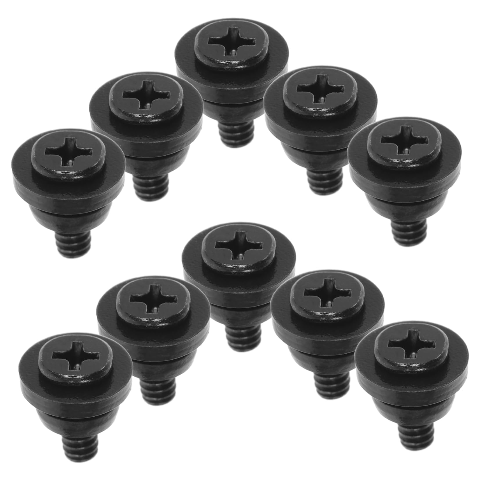 GLEAVI 3.5 Inch Hard Drive Mounting Screws with Rubber Rings - Vibration Dampening Computer Case Screws for PC Build, SSD & HDD Installation (50-Pack) - Perfect for DIY Computer Assembly and Hard Drive Upgrades
