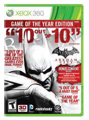 Batman: Arkham City Game of the Year Edition - Complete in Box (CIB) for Xbox 360 | Action-Adventure Game with All DLCs | Perfect for Superhero Fans & Collectors