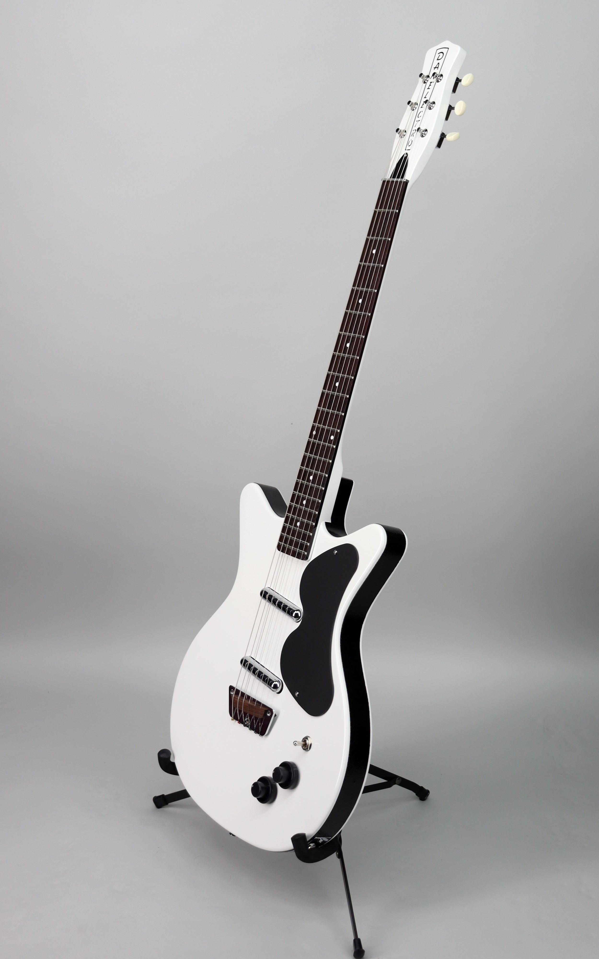 Danelectro PB Special White Electric Guitar - Vintage Style, Lightweight Body, Smooth Playability | Perfect for Rock, Blues, and Indie Performances