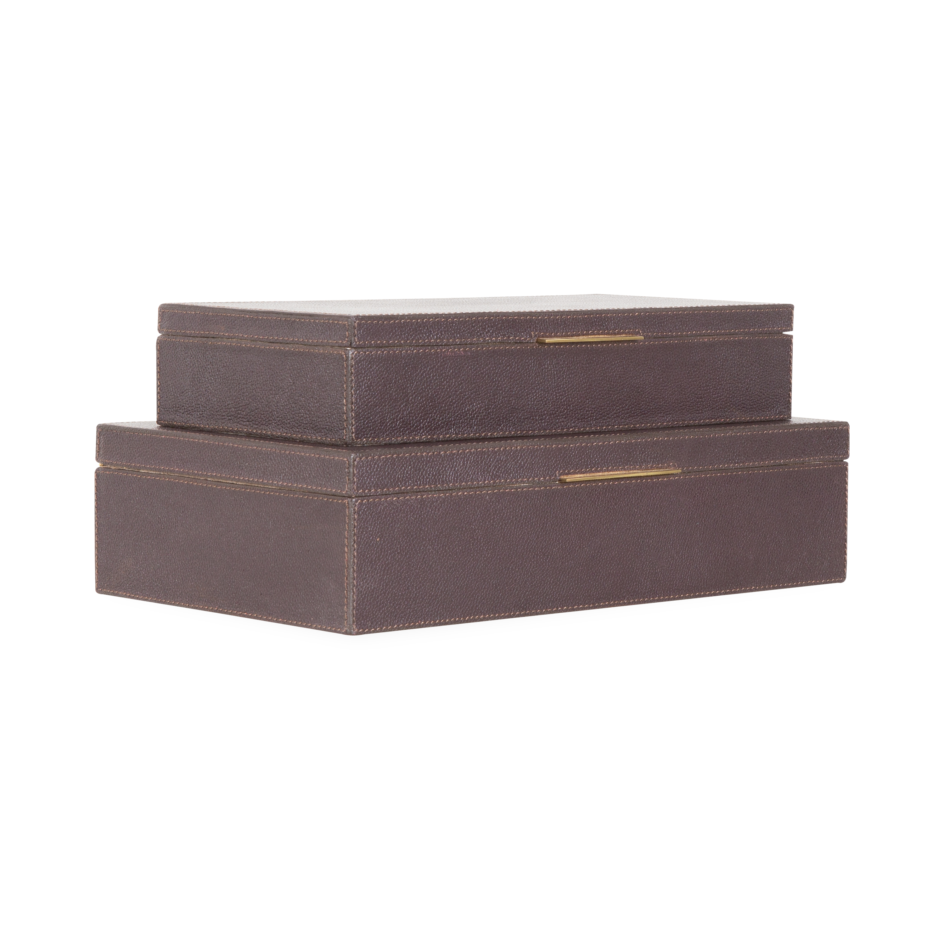Premium Ralston Genuine Leather Storage Boxes - Handcrafted Organizer for Jewelry, Watches & Keepsakes - Perfect for Home Decor, Gift Giving & Luxury Storage
