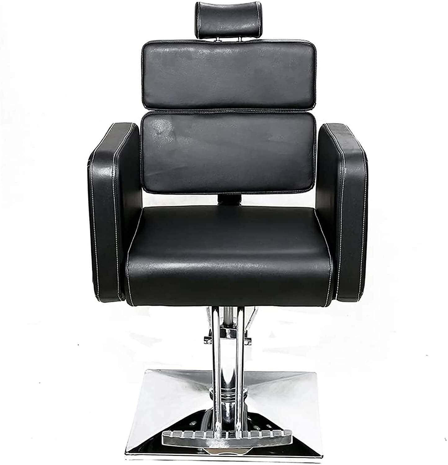 FMOGG Hydraulic Salon Recliner Barber Chair - 360° Rotating Lift Chair with Ergonomic Design for Hair Salons, Tattoo Studios & Barber Shops | Professional Beauty Equipment for Styling, Cutting & Tattooing