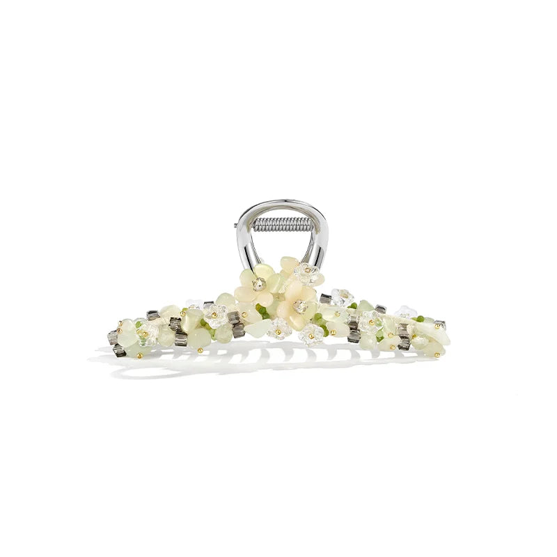 Jasmine XL Hair Claw Clip - Large Strong Hair Clips for Women, Non-Slip Hair Accessories for Thick Hair - Perfect for Ponytails, Buns, and Updos