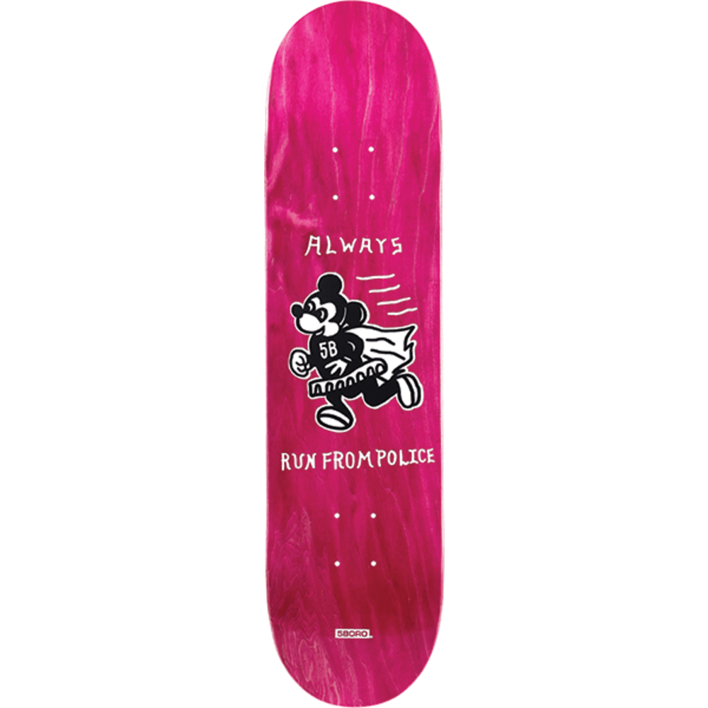 5boro Always Run Skateboard Deck 8.0