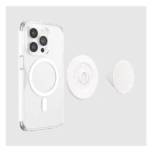 PopSockets MagSafe with Ring Adapter - Horchata Design | Secure Phone Grip for iPhone | Perfect for Gym, Travel & Everyday Use