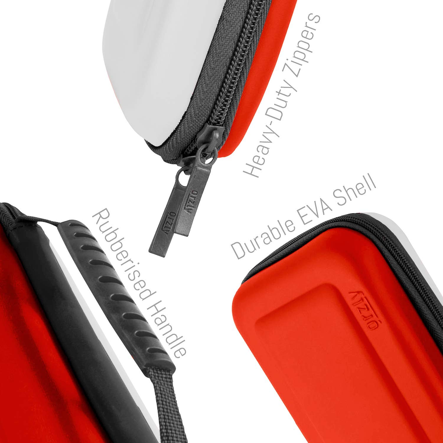 Orzly Travel Case for Nintendo Switch Lite - Portable Protective Shell for Nintendo Switch Lite Console | Perfect for Gaming on the Go, Travel & Storage Protection