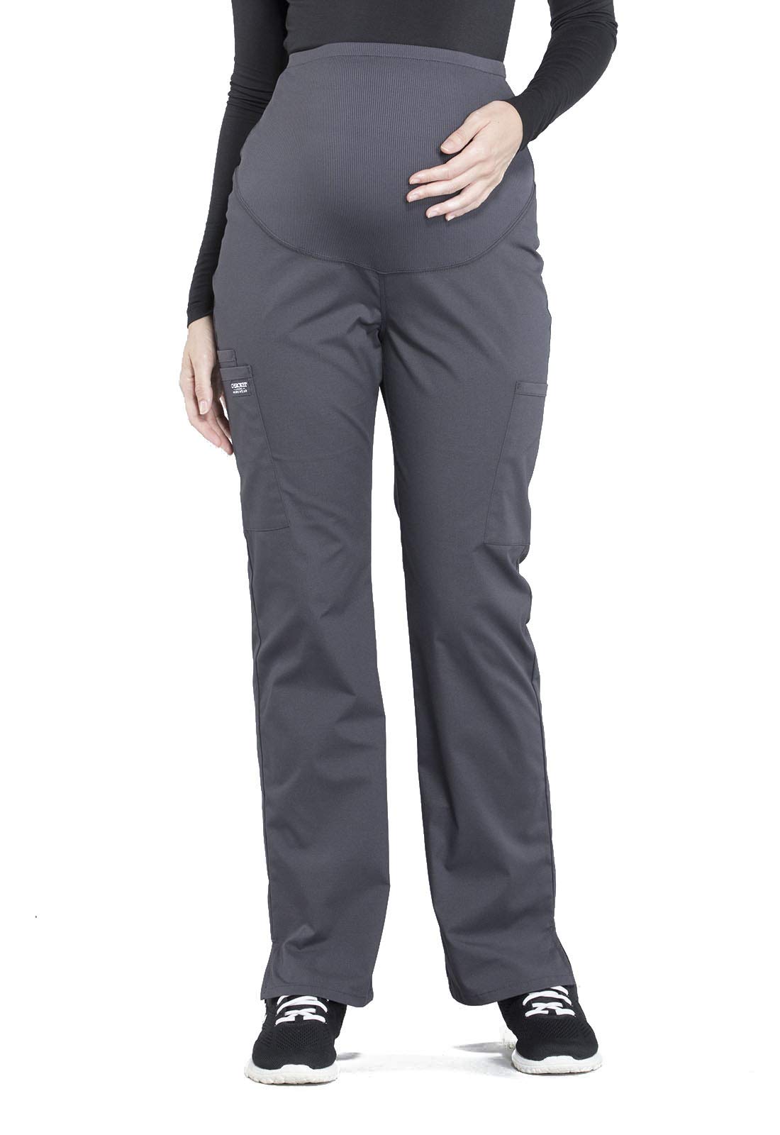 Cherokee Women's Professional Scrubs Pants - Straight Leg Workwear for Nurses & Healthcare Workers - Maternity & Comfort Fit WW220 - Perfect for Hospitals, Clinics & Medical Offices