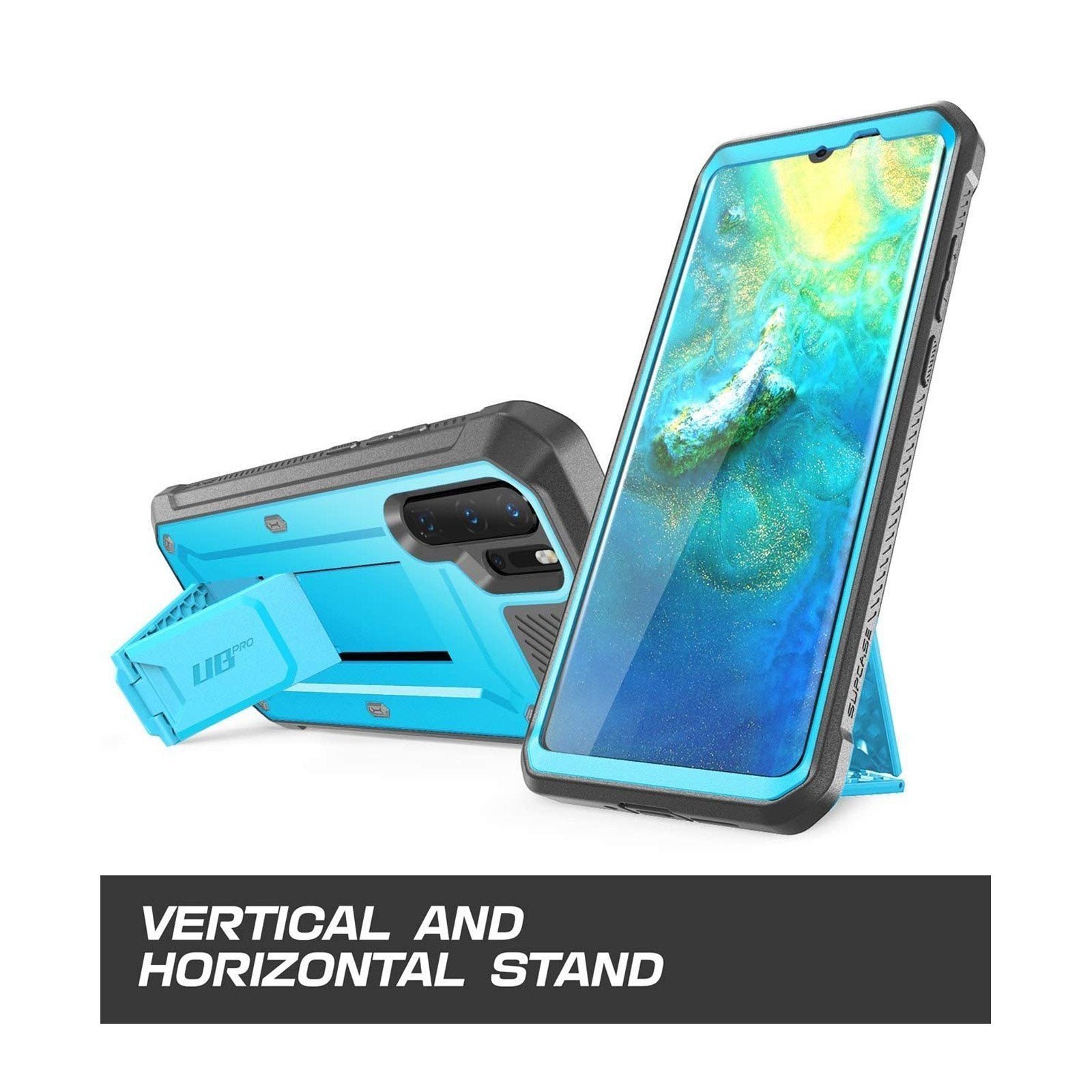 Huawei P30 Pro Case, Unicorn Beetle Pro Rugged Holster Protective Cover - Shockproof, Drop-Proof & Scratch-Resistant (Blue) - Perfect for Outdoor, Work & Extreme Sports