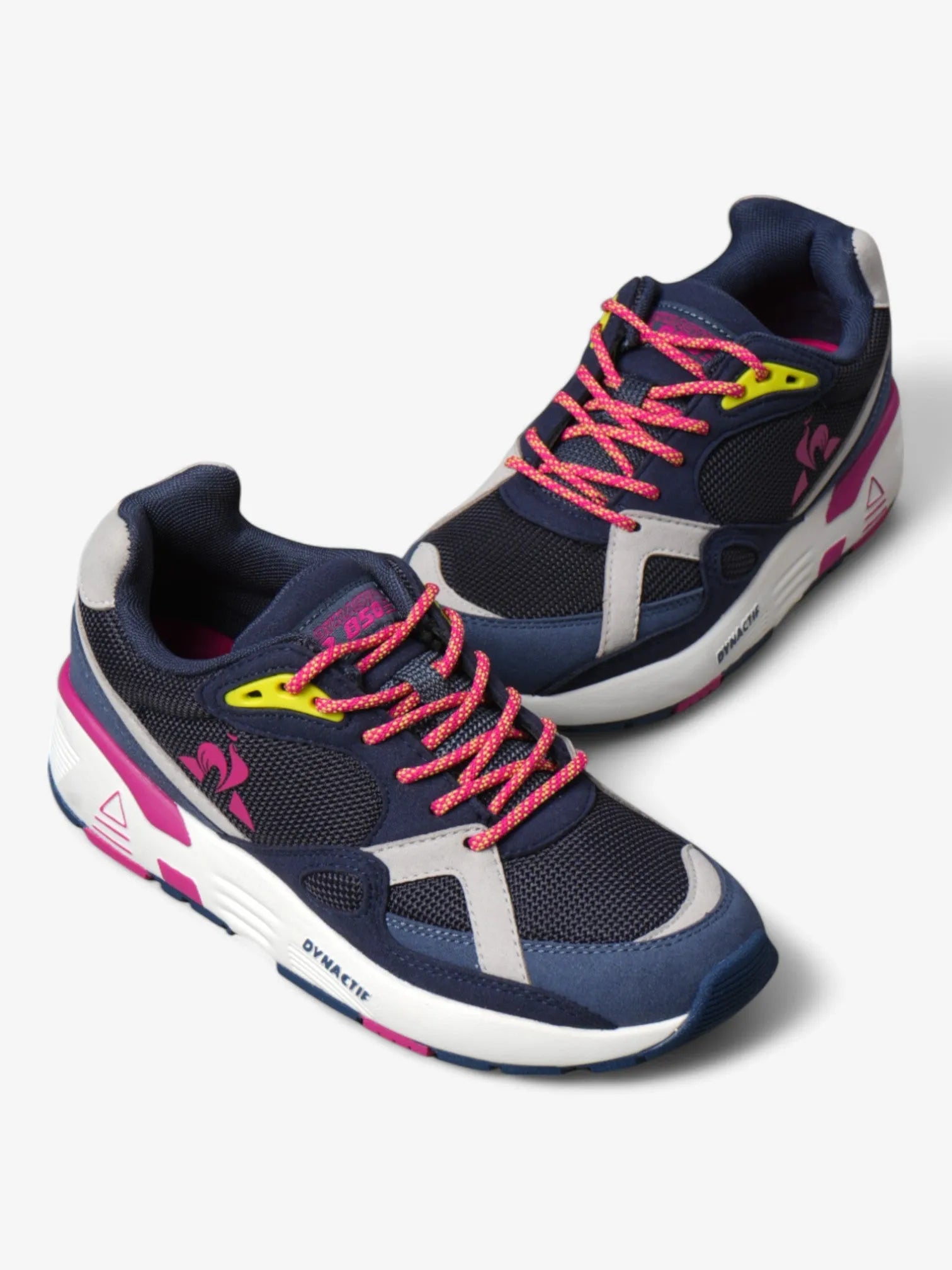 Le Coq Sportif LCS R850 Action Running Shoes - Black, Blue & Pink for Men & Women | Lightweight & Comfortable for Jogging, Gym & Daily Wear