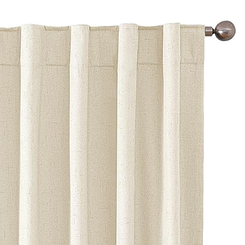 Faux Linen - Bleached Sand