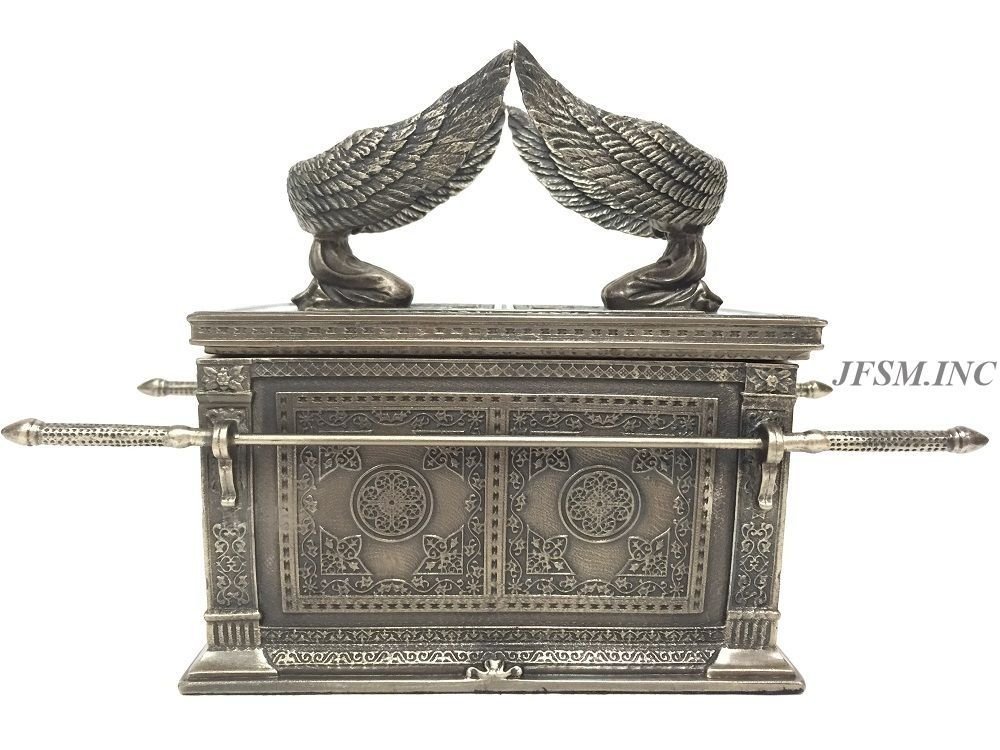 Veronese Ark of the Covenant Trinket Box - Handcrafted Bronze Religious Jewelry Storage | Perfect for Home Decor, Gift Giving & Church Altar Display