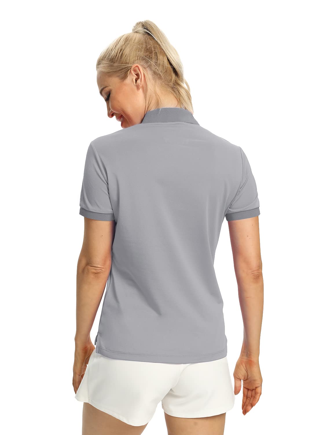 Hiverlay Women's UPF 50+ Golf Polo Shirts - Lightweight Quick-Dry Collared Tennis Top for Golf, Tennis & Workwear - Perfect for Outdoor Sports & Office Wear