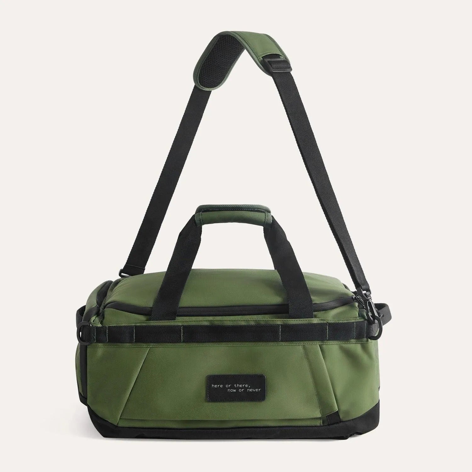 Paz 43L Duffle Backpack - Waterproof Travel Duffel Bag with Shoulder Strap for Gym, Camping & Weekend Getaways