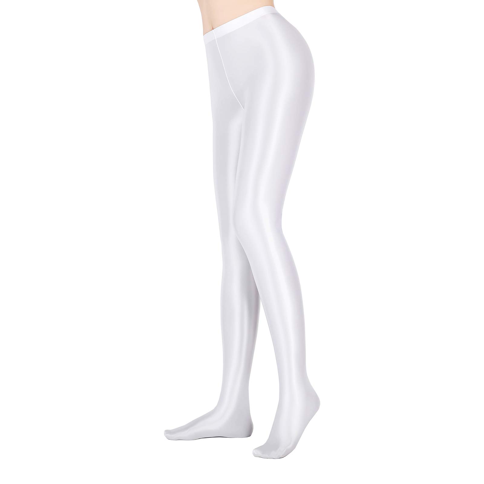 Glossy Opaque Pantyhose - Shiny High Waist Tights for Women | Sexy Stockings, Yoga Pants & Sports Leggings | Perfect for Training, Fitness & Everyday Wear