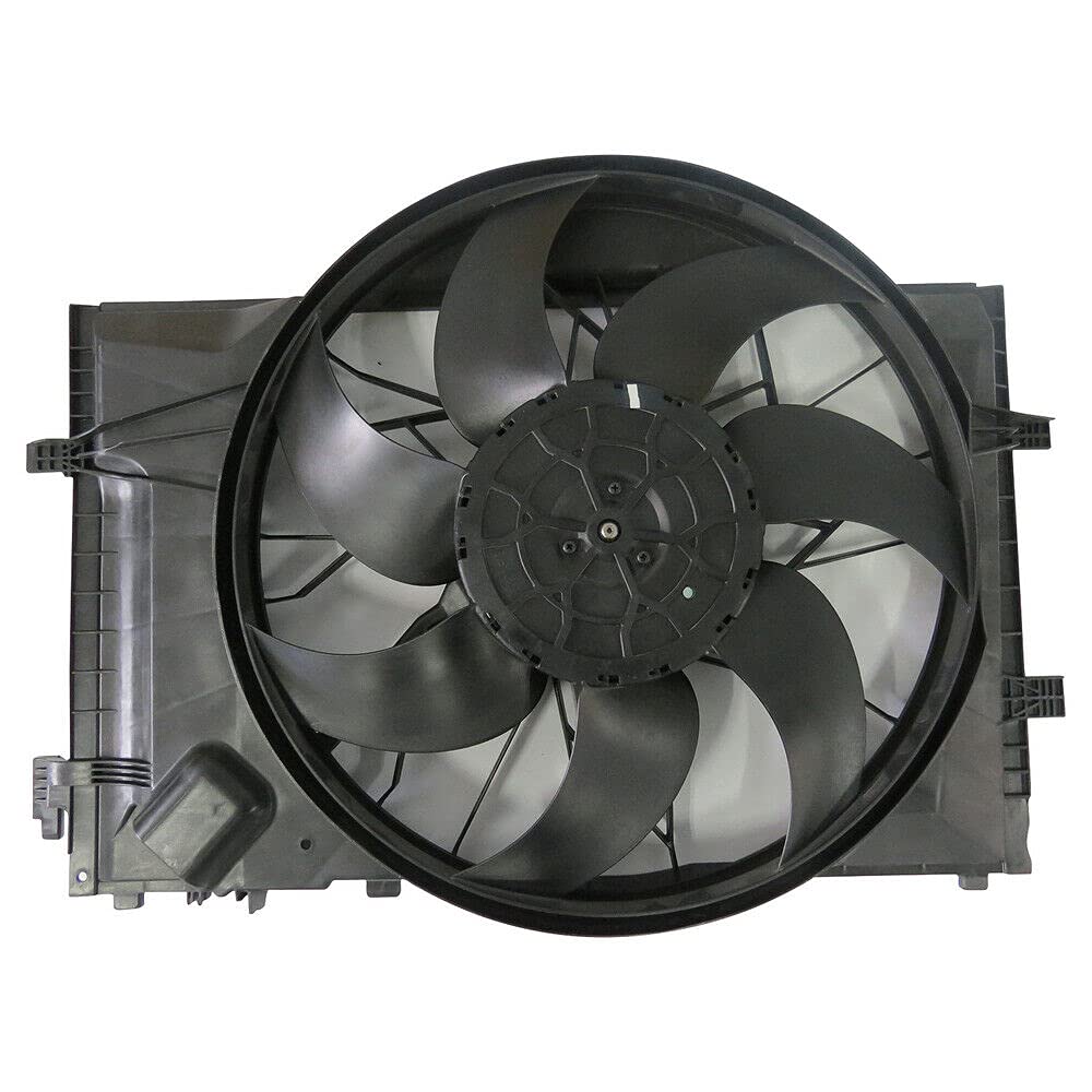 **Mechanics Choice Replacement Dual Radiator & Condenser Fan Assembly for Mercedes-Benz – Perfect for Cooling System Repair & Performance Upgrades**
