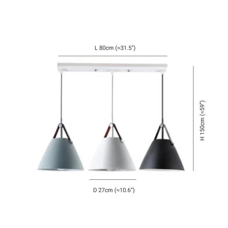 Modern 3-Light Metal Dining Room Pendant Light Fixture - Elegant Ceiling Lighting for Kitchen Island, Breakfast Nook & Dining Area