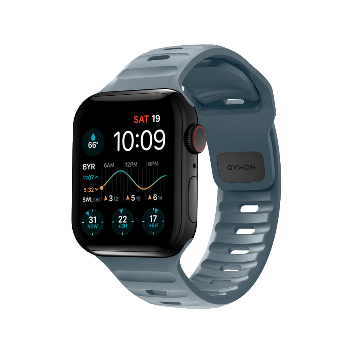 Premium Nomad Sport Band for Apple Watch 40mm/41mm - Durable Marine Blue Strap for Active Lifestyles | Gym, Running, Swimming & Everyday Wear