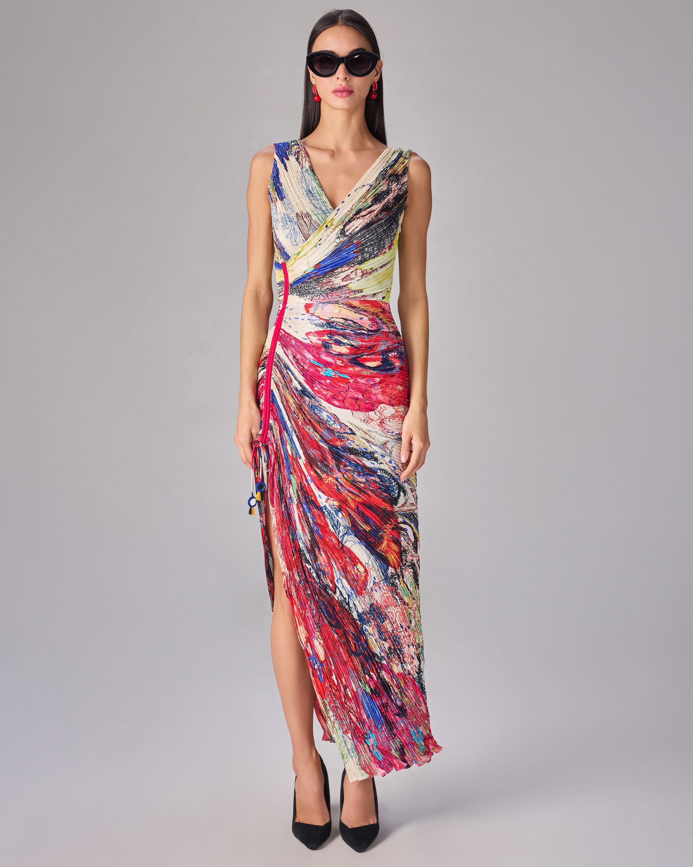 Anya Women's Floral Summer Dress - Lightweight & Comfortable for Beach, Vacation, and Casual Wear