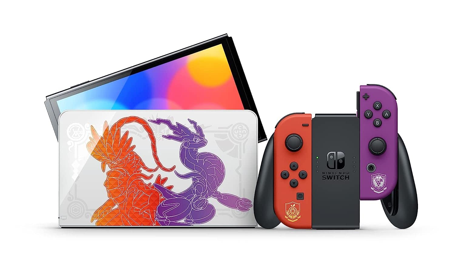 Nintendo Switch™ OLED Model - Pokémon™ Scarlet & Violet Edition (Japan Stock, Region Free) - Portable Gaming Console for Home & Travel Entertainment