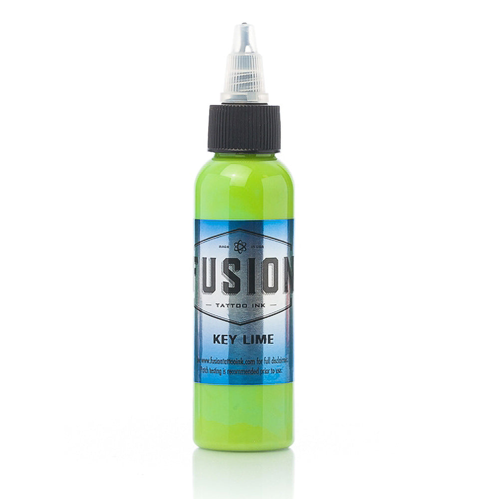 Premium Key Lime Green Tattoo Ink - Professional Fusion Tattoo Ink Set - Various Sizes Available - Perfect for Tattoo Artists & Body Art Enthusiasts