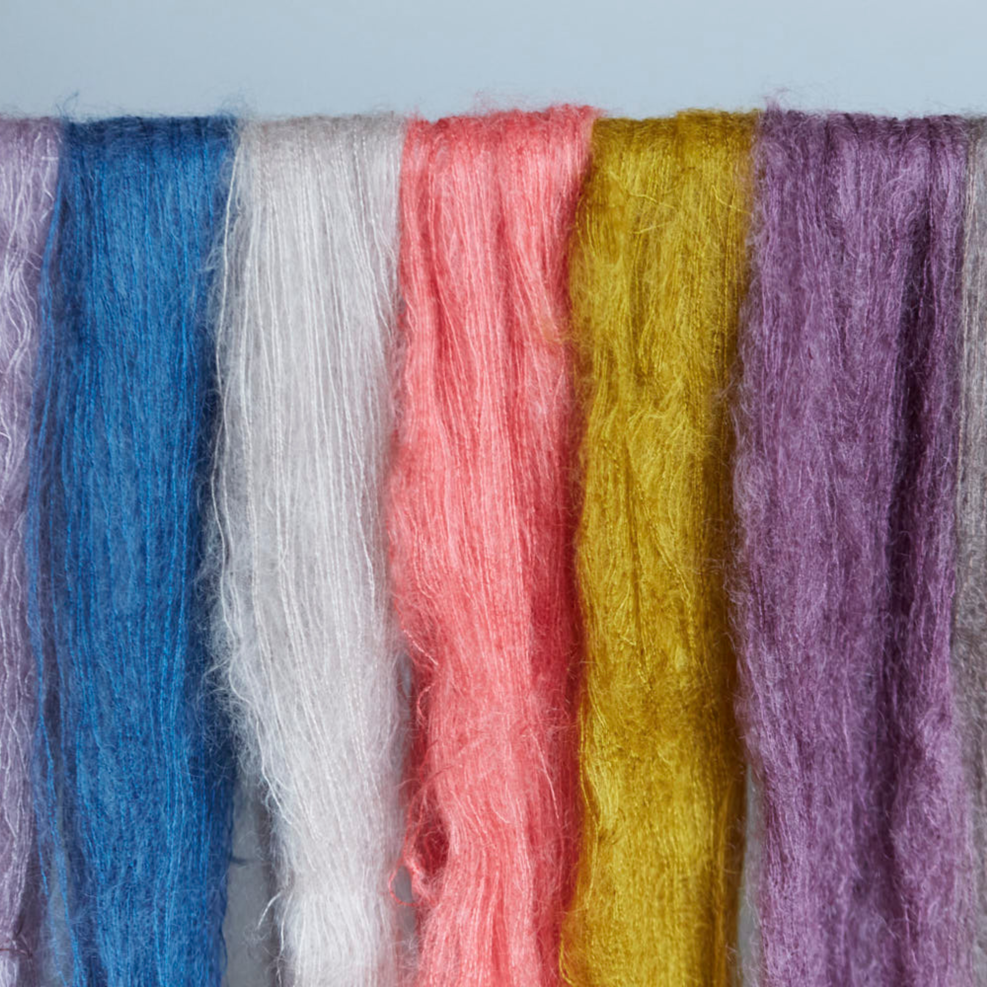 Bonmoher Lace Weight Yarn - 60% Super Kid Mohair & 40% Silk Blend for Knitting & Crocheting Delicate Shawls, Scarves, and Lace Projects