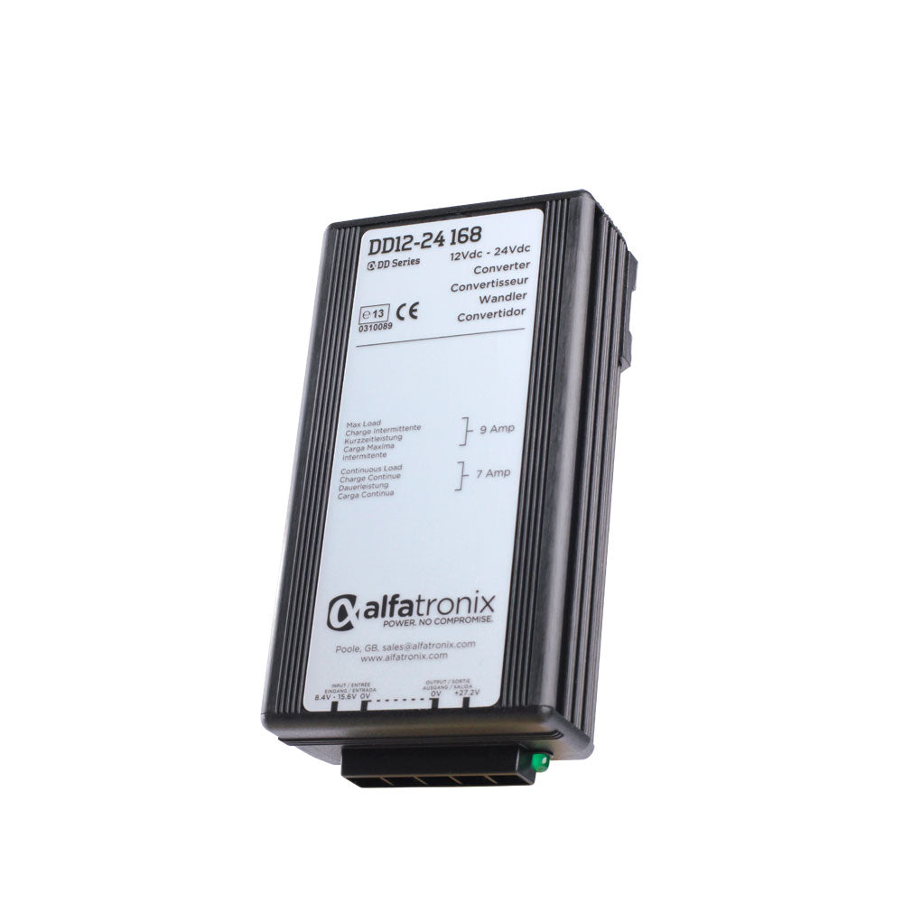 Alfatronix DD Series 12V to 24V DC Voltage Converter 168W (7A) - Power Supply for RVs, Boats, Solar Systems & Industrial Equipment