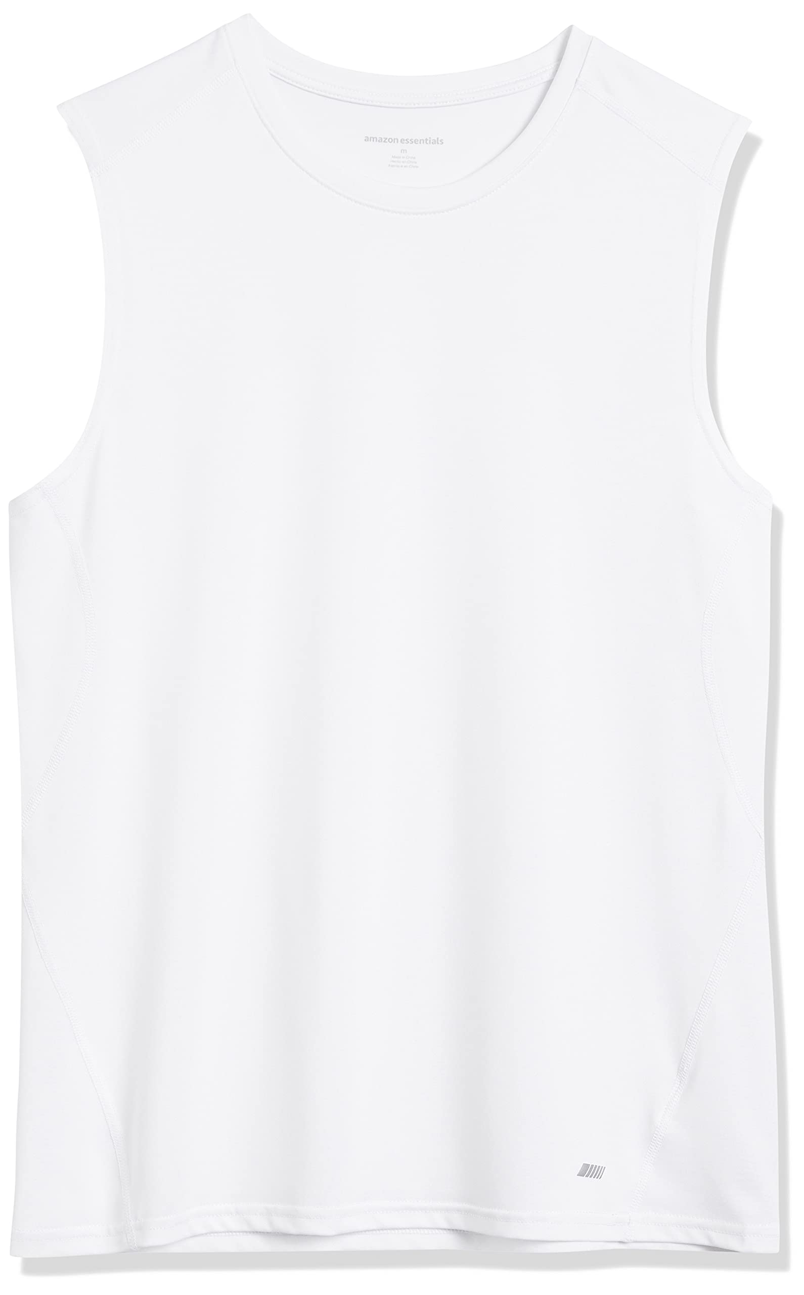 Amazon Essentials Tech Stretch Men's Muscle Shirt - Breathable Workout & Gym T-Shirt for Running, Training & Active Lifestyle