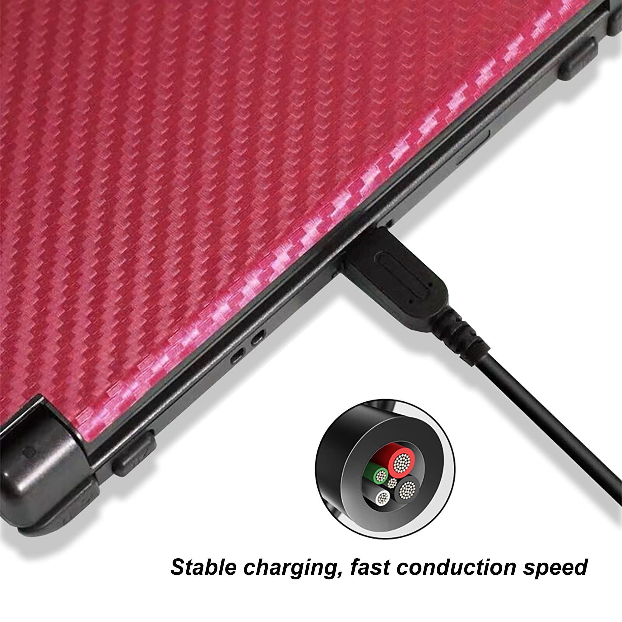 IRYNA 2-Pack USB Charger Cable for Nintendo DS/DS Lite - Replacement Power Cord for Gaming Console - Perfect for Home, Travel & On-the-Go Gaming