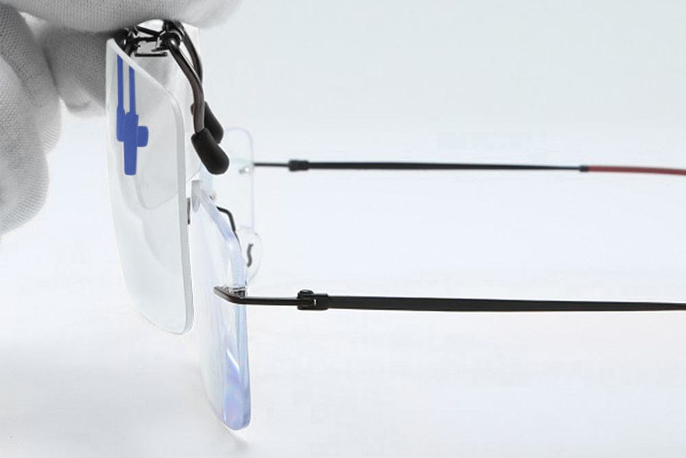 Blue Light Blocking Computer Glasses with Anti-Glare - Reduce Eye Strain for Gaming, Office Work & Screen Time - Clip-On Style for Comfort & Style