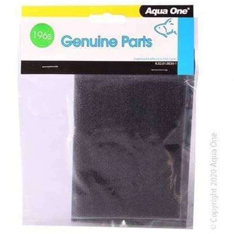 Aqua One Sponge Filter Media 2-Pack for HFX 70, 100, 150, 200 Aquariums - High Efficiency Biological Filtration for Freshwater and Saltwater Fish Tanks - Model 25196S - Perfect for Aquarium Maintenance and Water Clarity