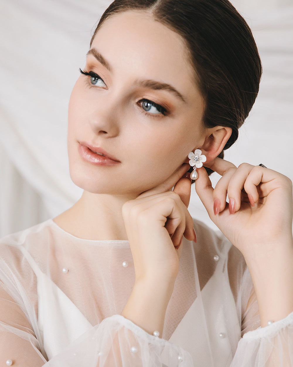 Trendy Poppy Dangle Earrings for Women - Floral Drop Earrings for Party, Wedding & Everyday Wear