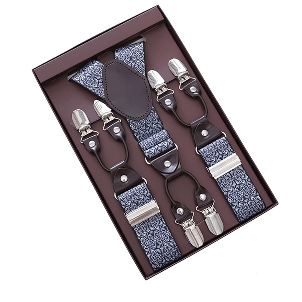 ZYKBB Men's Fashion Suspenders for Suits & Shirts - Adjustable Elastic Braces for Trousers & Formal Wear (Color: A, Size: As Pictured) - Perfect for Weddings, Office & Vintage Style Outfits