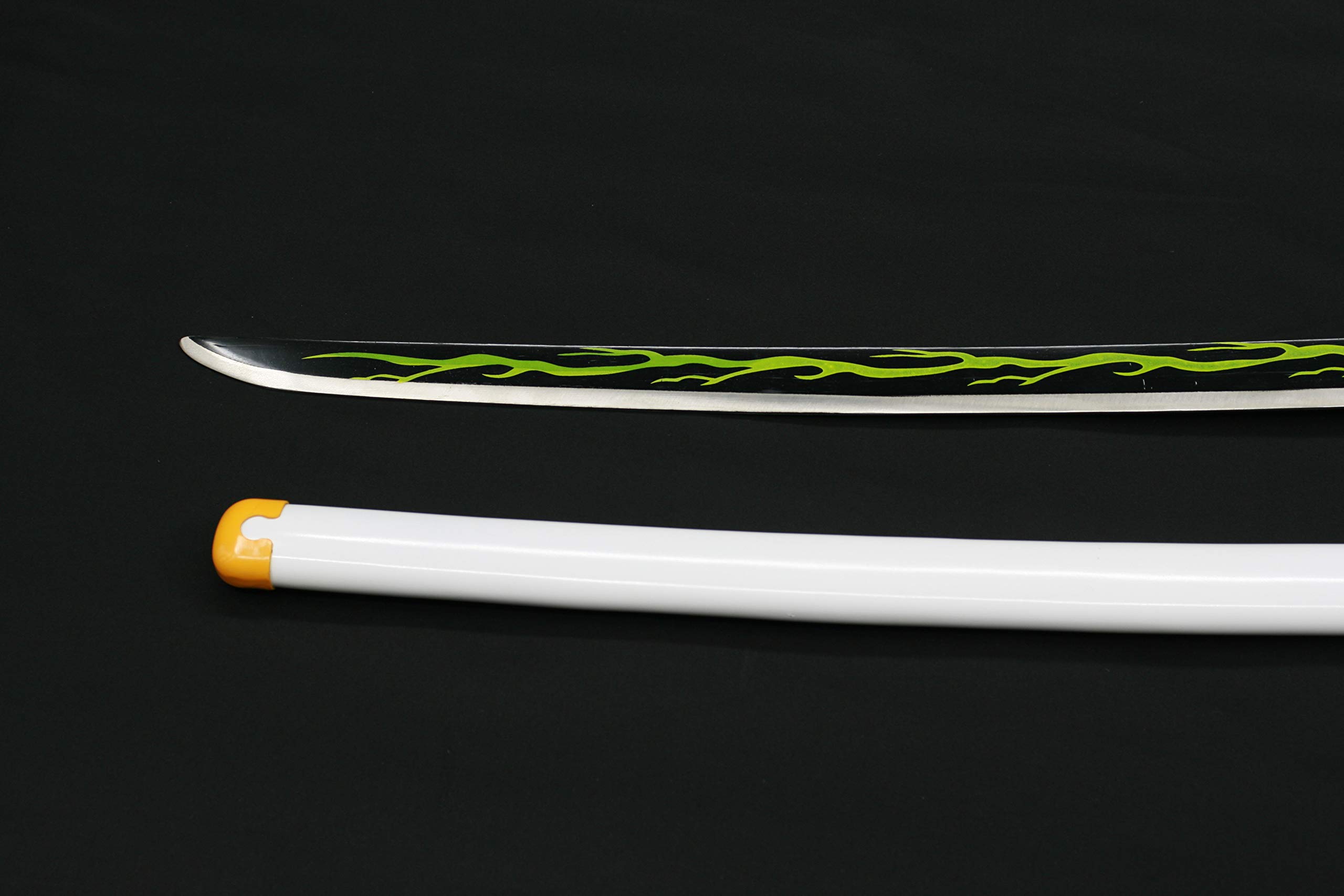 Demon Slayer Sword Replica - Kimetsu no Yaiba Tanjiro Kamado & Shinobu Kochou Cosplay Prop - Carbon Steel Anime Game Sword for Collectors & Cosplay Enthusiasts - Perfect for Halloween, Conventions & Display