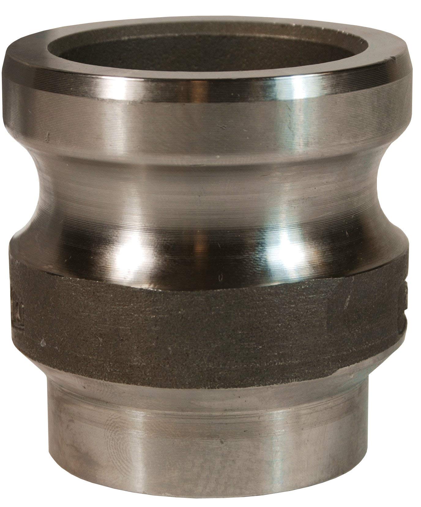 Dixon 1 1/2 Inch Stainless Steel 316 Adapter - Butt Weld to Tube End Fitting (RE150BT) | High-Temperature & Corrosion-Resistant for Industrial Piping Systems