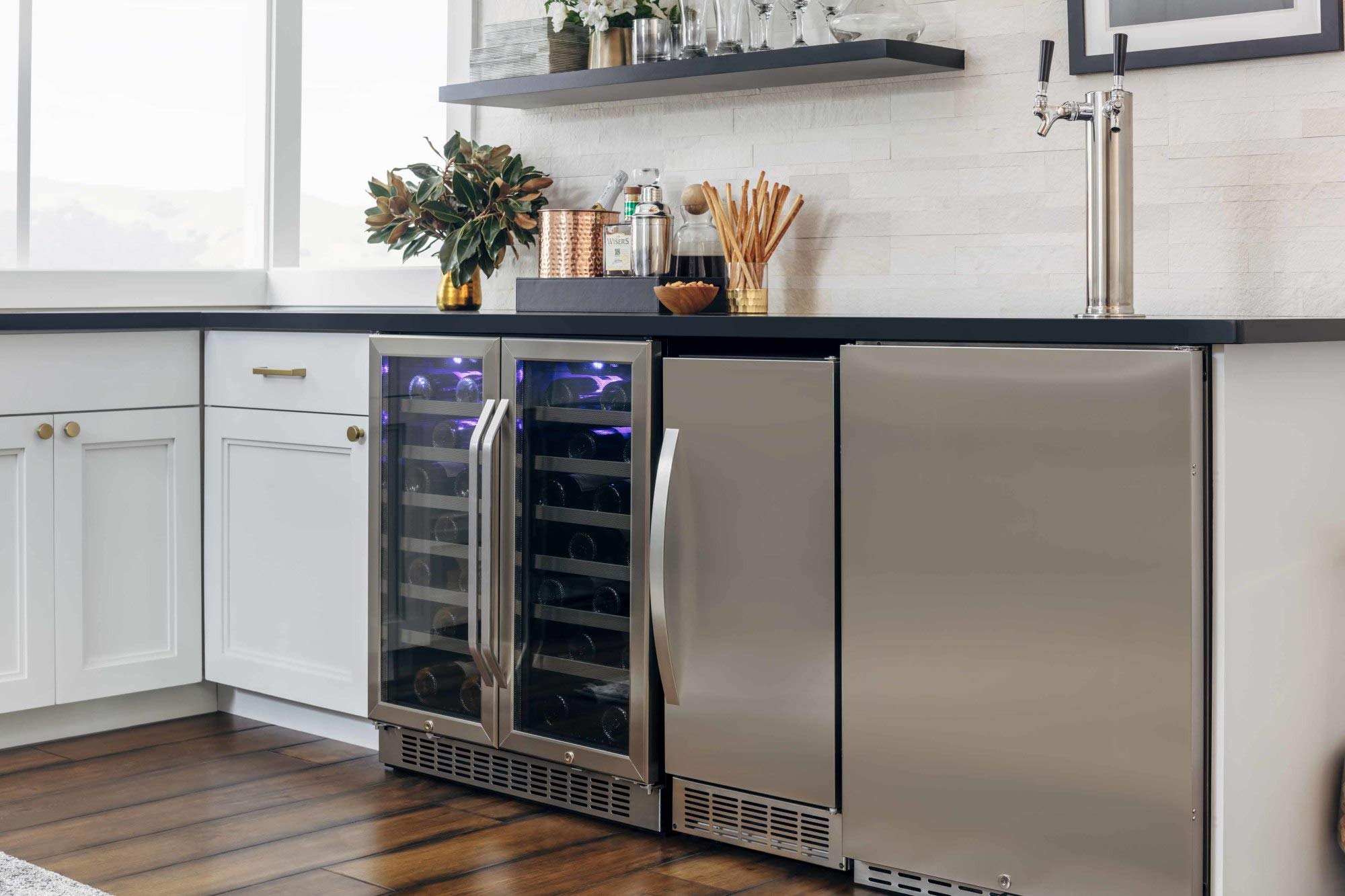 EdgeStar IB450SSP 15-Inch Undercounter Ice Maker - 50 lbs Daily Clear Ice Production with Drain Pump for Home Bars, Restaurants & Offices