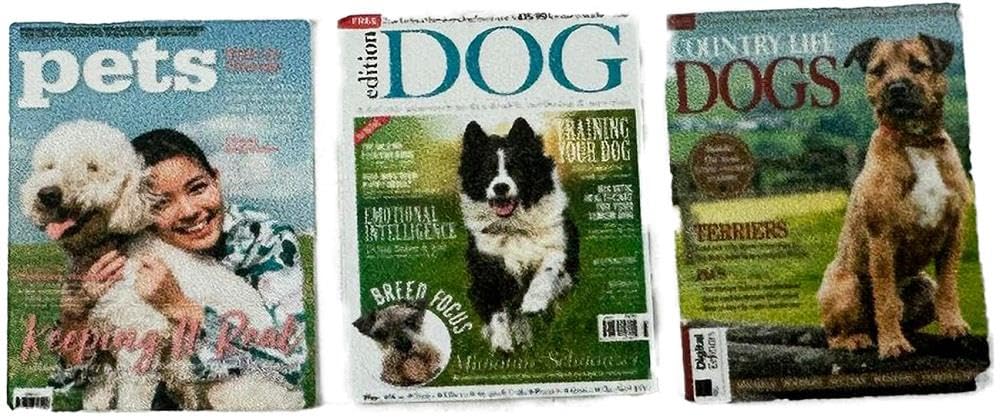 1:12 Scale Melody Jane Dollhouse Dog & Pet Accessories Set - Miniature Living Room Decor for Dolls Houses | Perfect for Collectors & DIY Scenes
