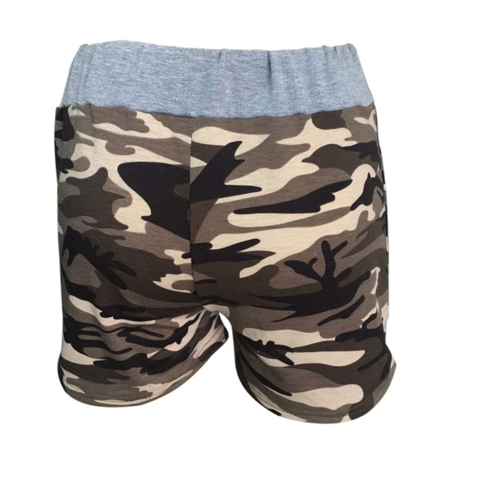 Women's Workout Shorts with Waistband Printing - Elastic Drawstring Comfy Lounge Pants for Summer, Maternity & Pregnancy - Perfect for Yoga, Gym, Running & Relaxing at Home