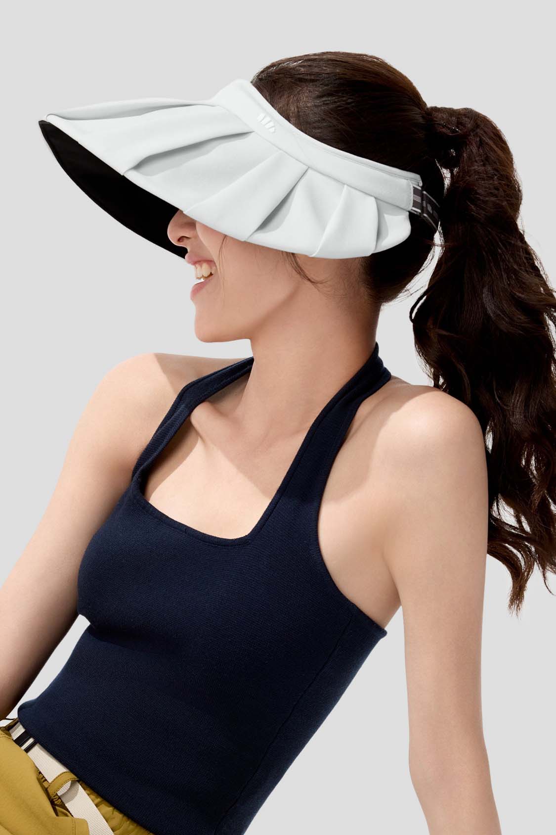 UPF 100+ Pleated Women's Sun Hat for Outdoor Activities - Beach, Hiking & Gardening Shell Hat for UV Protection