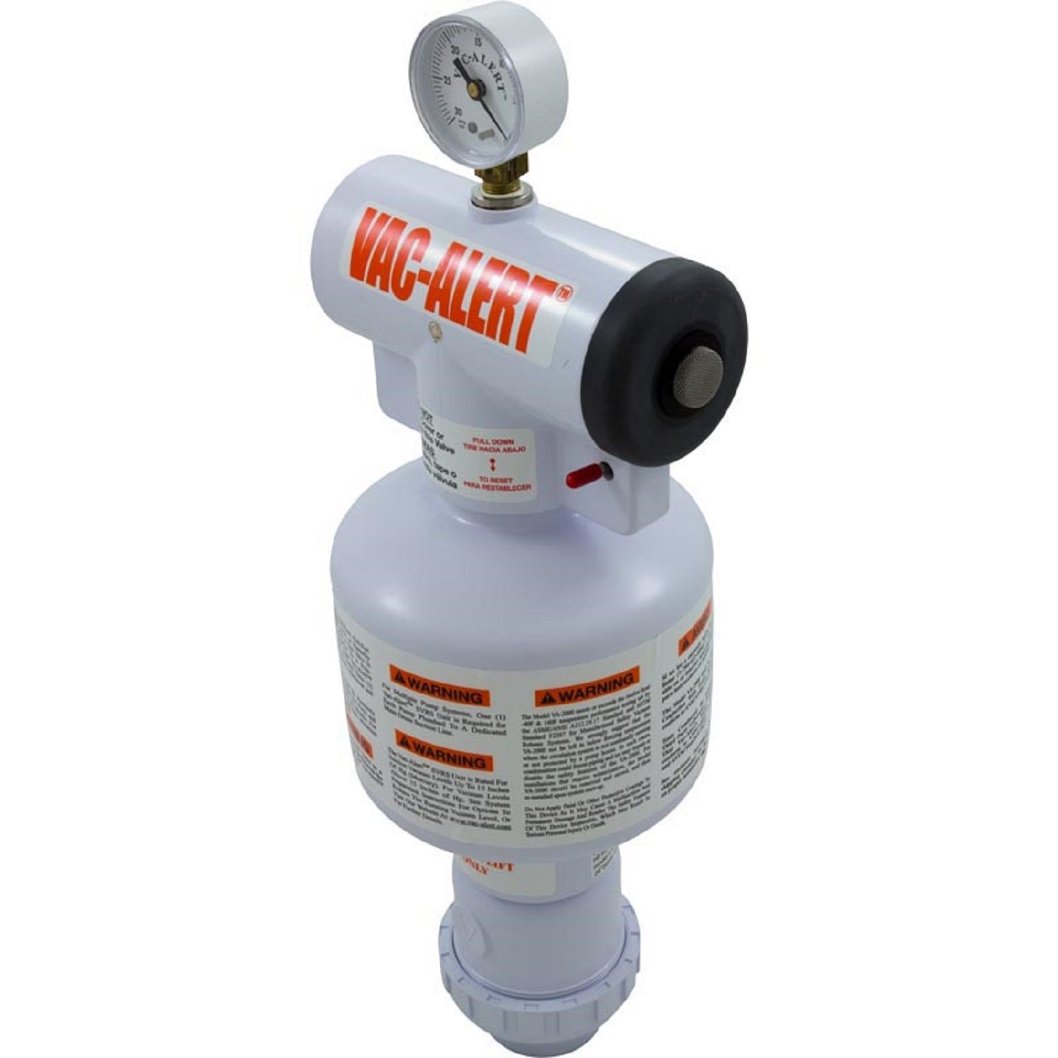 VA200L Anti-Entrapment Pool Safety Vacuum Release System | Swimming Pool Drain Cover Safety Device | Prevents Suction Hazards for Kids & Pets | Ideal for Inground & Above Ground Pools