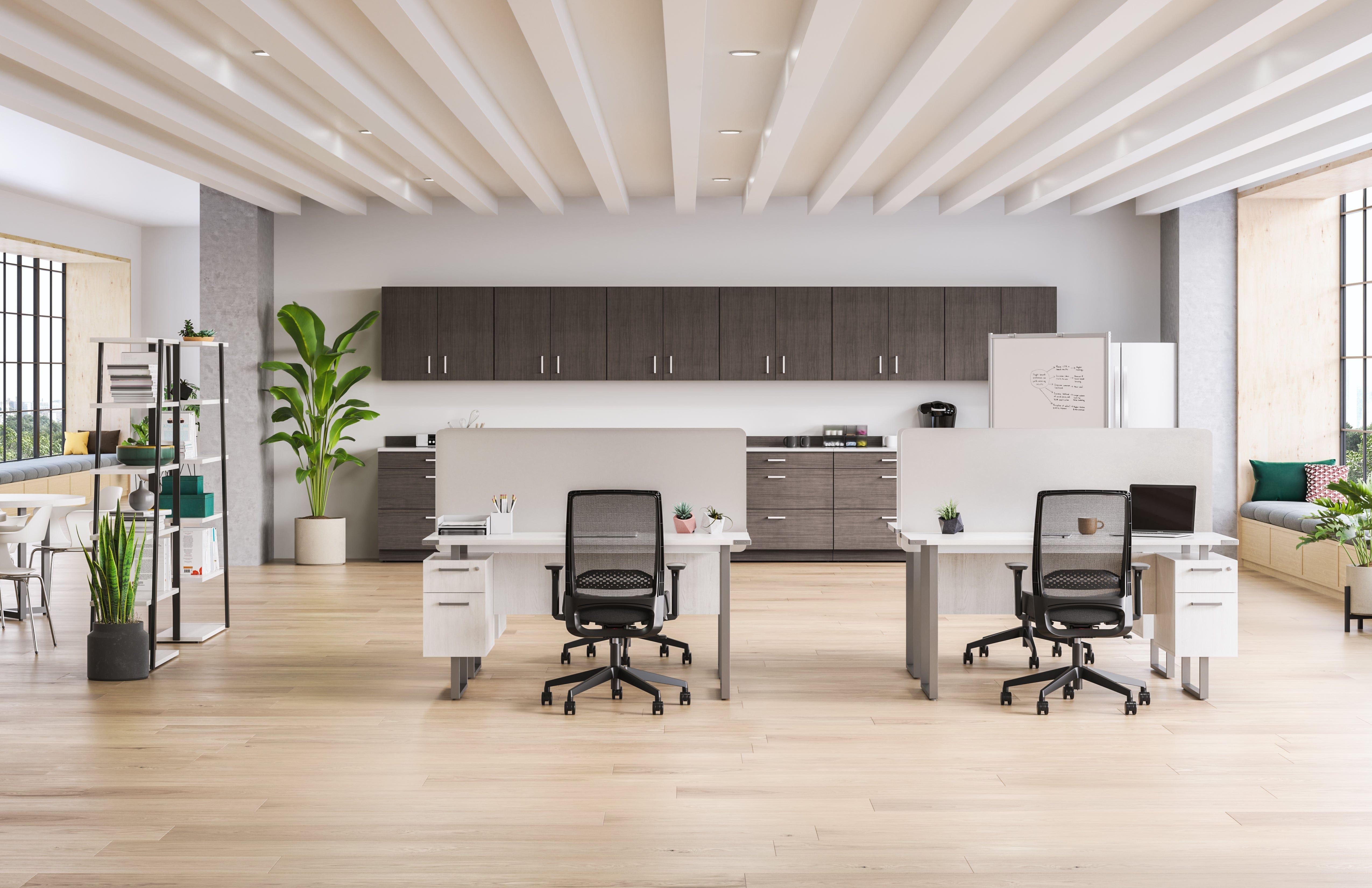 Safco 7516 Desktop Privacy & Wellness Panel - 47.5