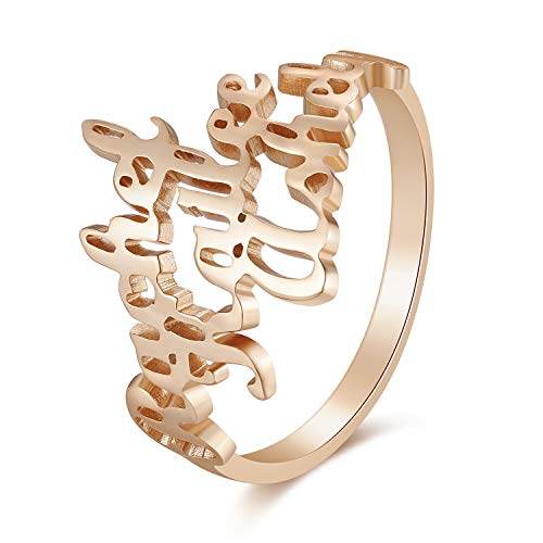 3 Names Rose Gold