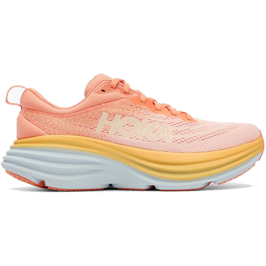 HOKA ONE ONE Bondi 8 Running Shoes for Men & Women - Best Cushioned Road Running Sneakers for Long Distance, Jogging, Walking & Gym Workouts